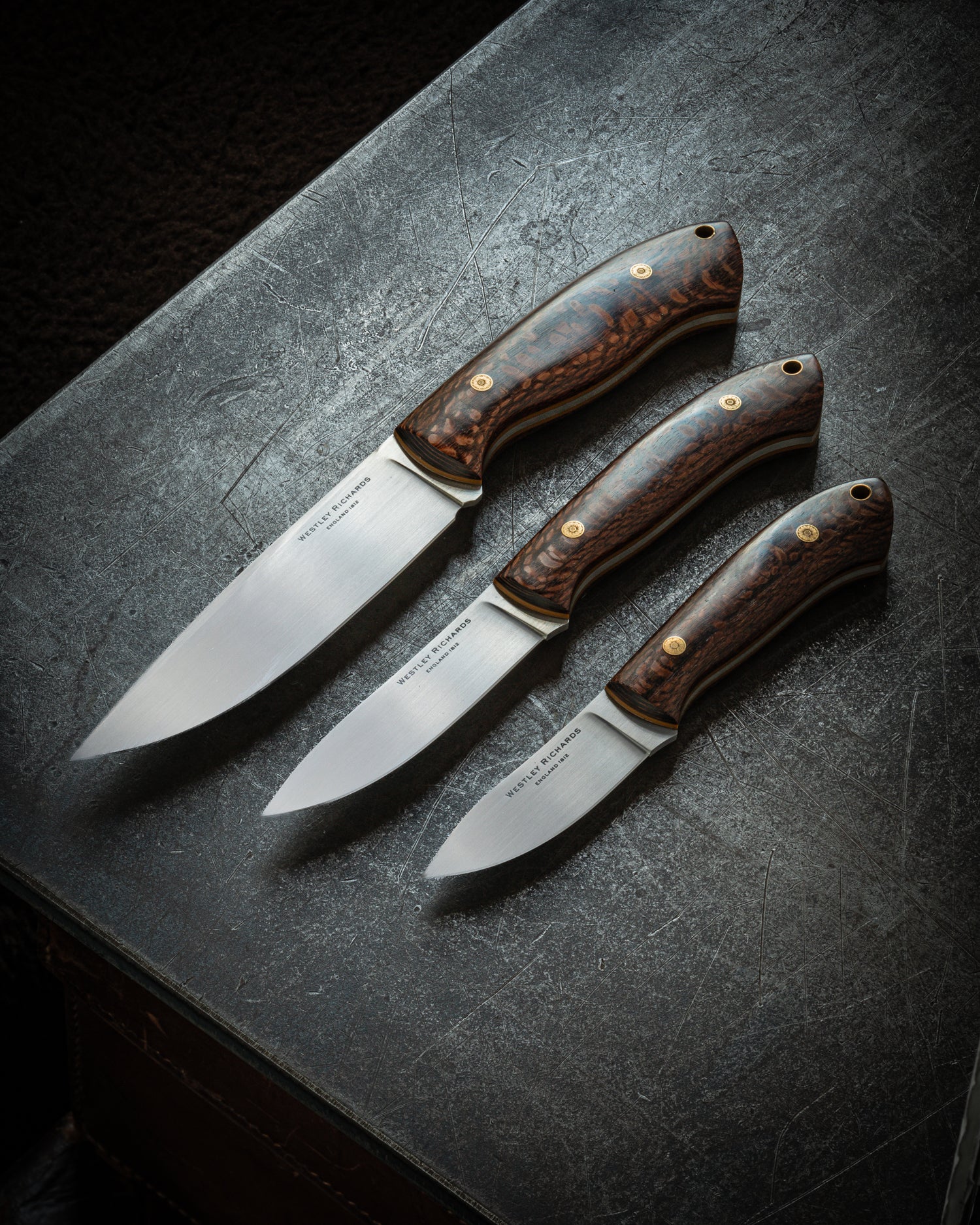 A Trio of Small-Batch Westley Richards Hunting Knives