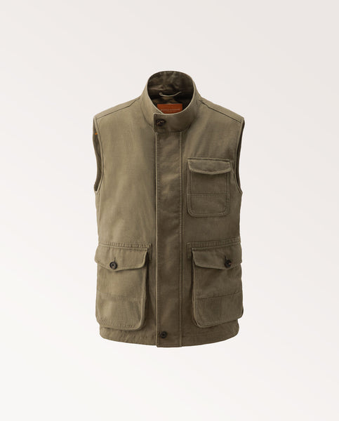 Kruger Safari Vest - Pre Order in Plains Green | Westley Richards