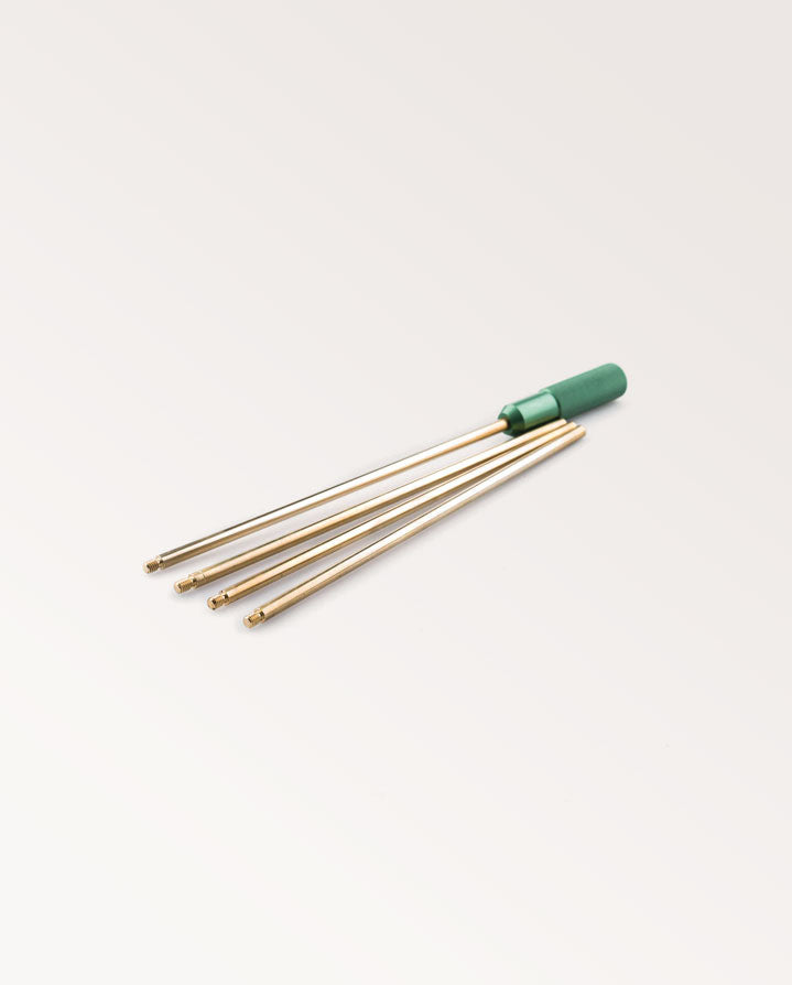 Brazing Rode Cleaner 4 Piece Brass Rifle Cleaning Rod