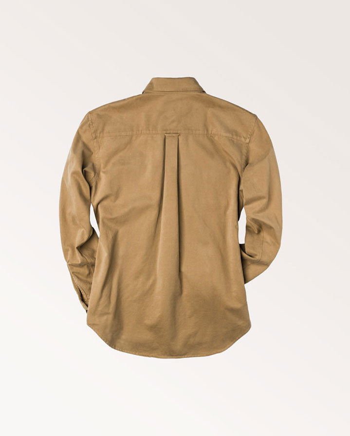 Expedition Safari Shirt in Brushed Sand | Westley Richards