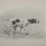 MARGUERITE KIRMSE "DOGS IN HE FIELD"