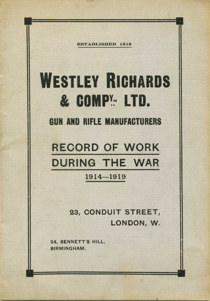 Westley-Richards-Record-of-War-work