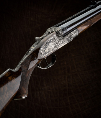 ENGLISH SIDELOCK DANGEROUS GAME DOUBLE RIFLES.