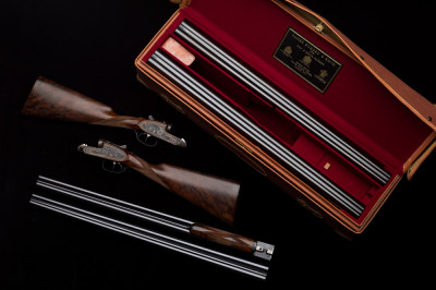 James Purdey Pair of 12g Shotguns.