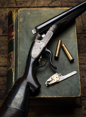 W. J. Jeffery 600NE Sidelock Snap Action Double Rifle.