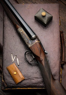 A Westley Richards Heronshaw 12g with single selective trigger.