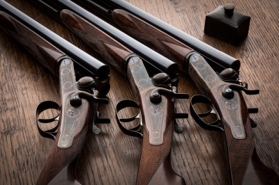 A Set of Three J. Purdey & Sons 12g Hammer Ejector Guns.