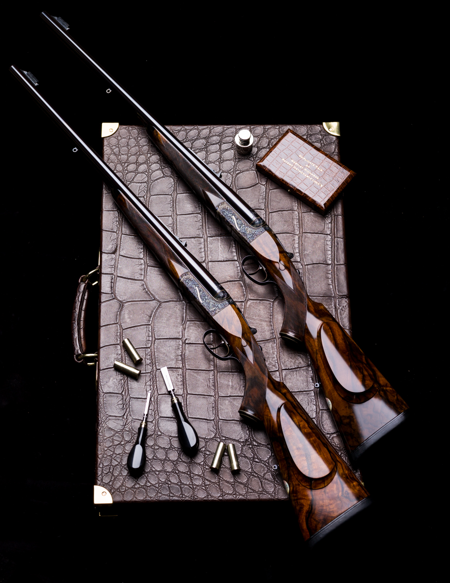 A Pair of Westley Richards .470 Droplock Double Rifles