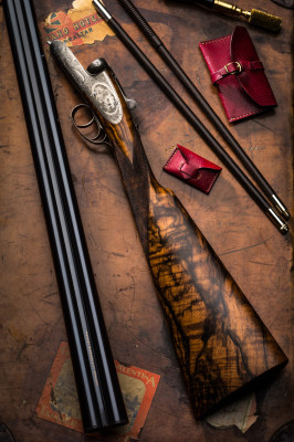 A Westley Richards 12g Round Action Sidelock.