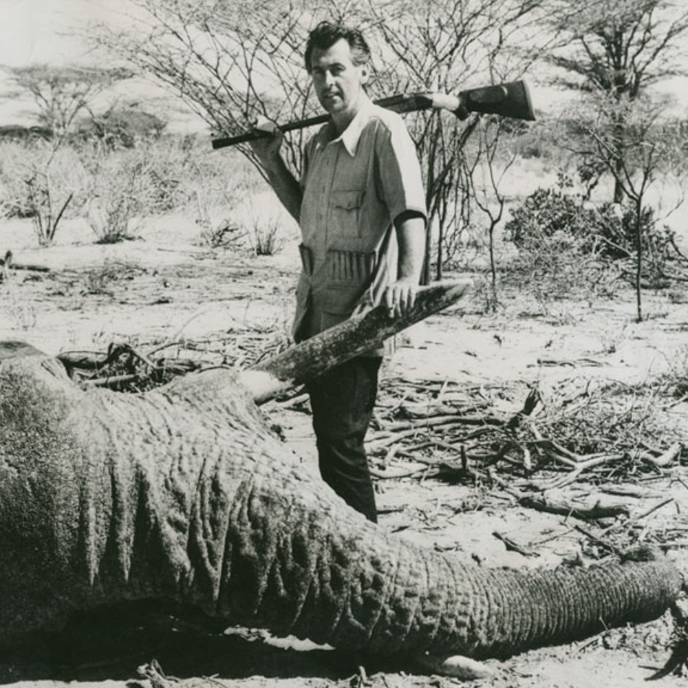 Stewart Granger on Safari