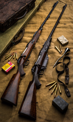 Westley Richards Vintage Take Down Rifles.