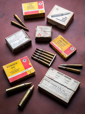 Vintage and Rare British Sporting Rifle Ammunition