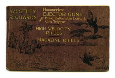 A Nod to the Past, A small Westley Richards New Gun & Rifle Catalogue in the making.