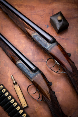 A Matched set of 12g & 28g Westley Richards Droplock Game Guns.