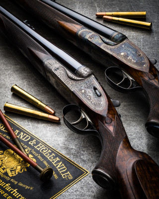 Six Holland & Holland Royal Double Rifles.