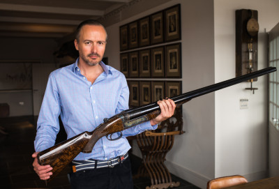 Trigger with the Westley Richards 4 Bore.