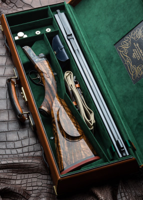Westley Richards A&D Fixed Lock .470 Double Rifle.