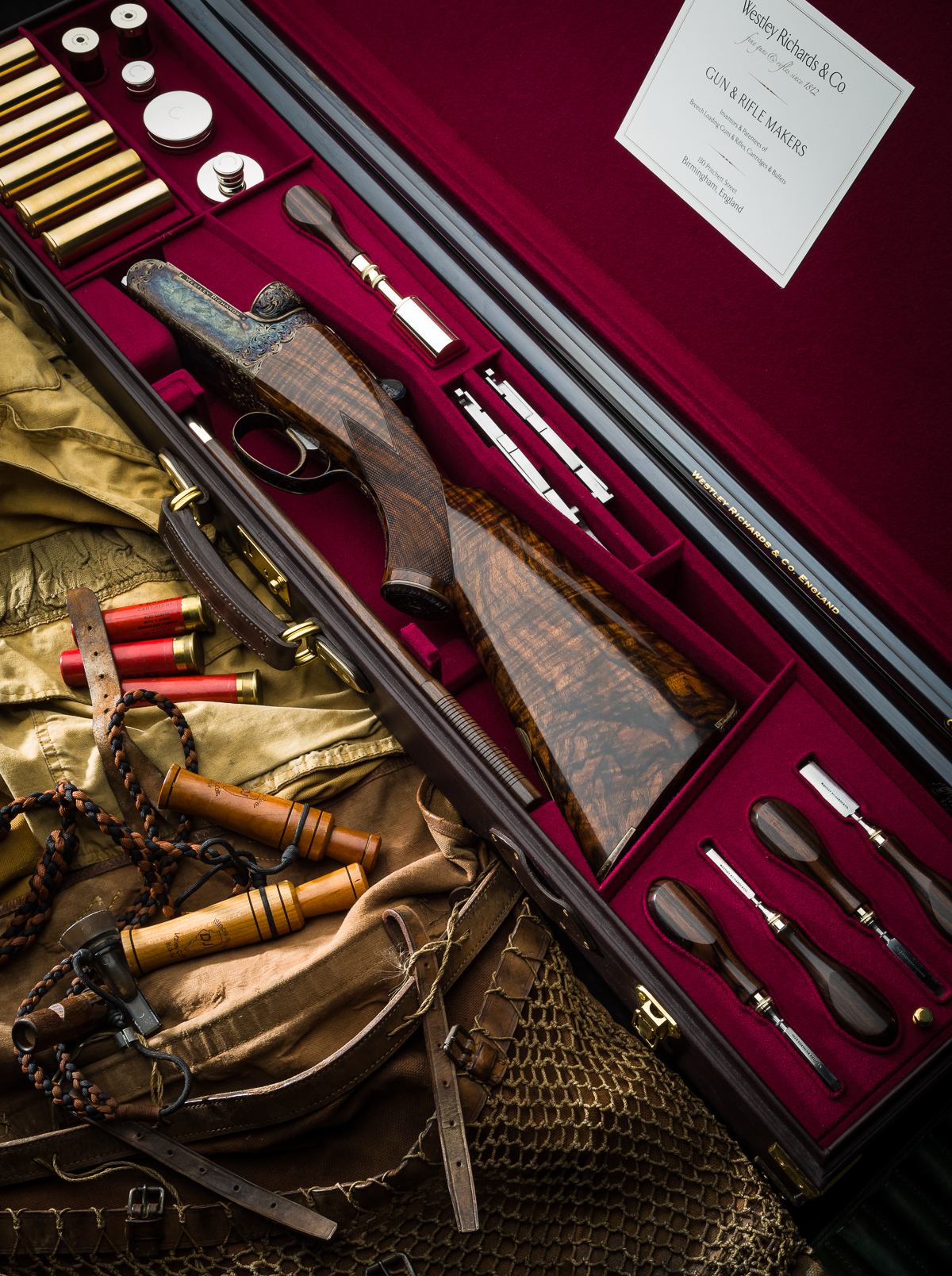 A Unique Pair of Westley Richards 4g Wildfowl Guns.