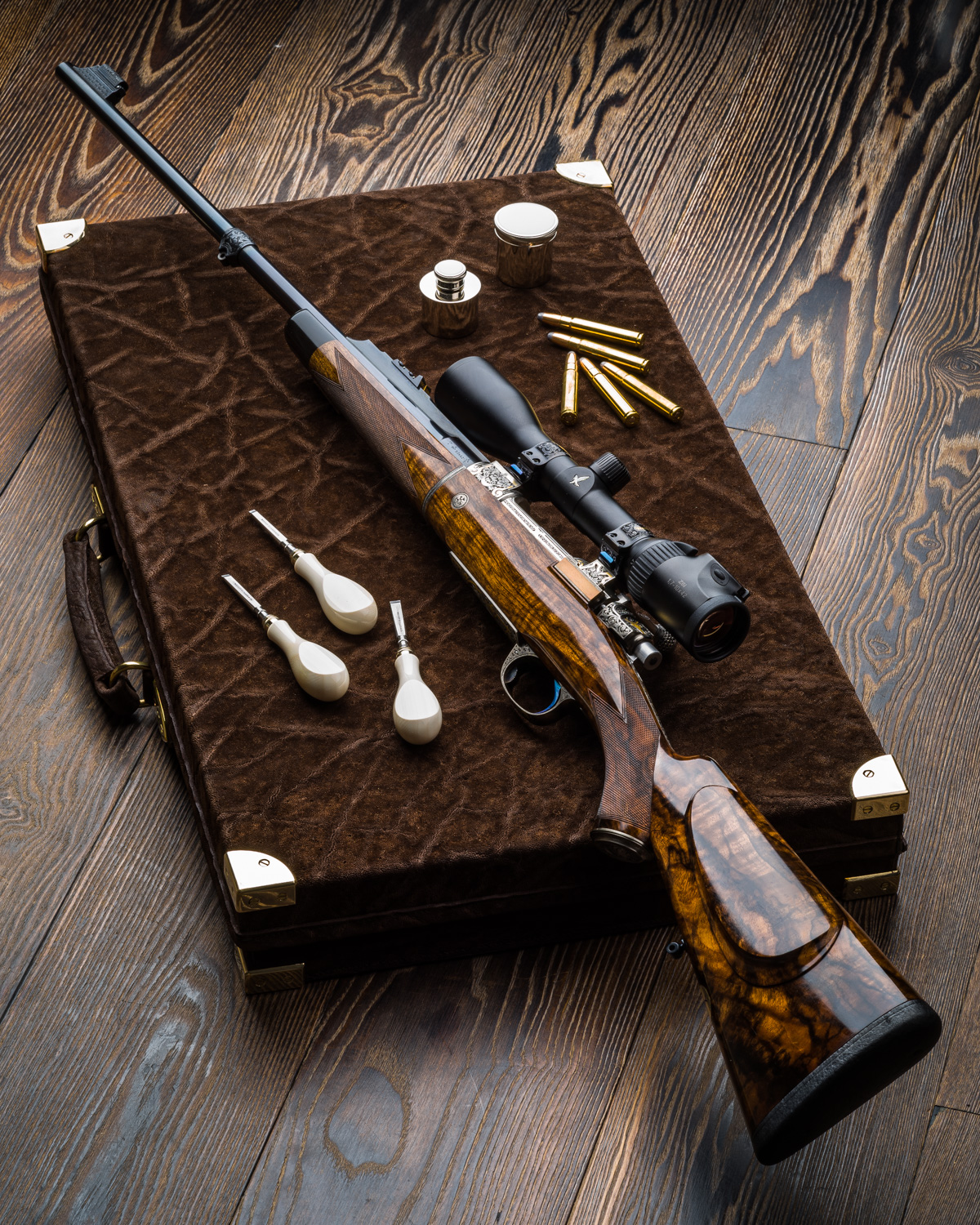 A New Westley Richards Take Down Sporting Rifle in 9.3 x 62.