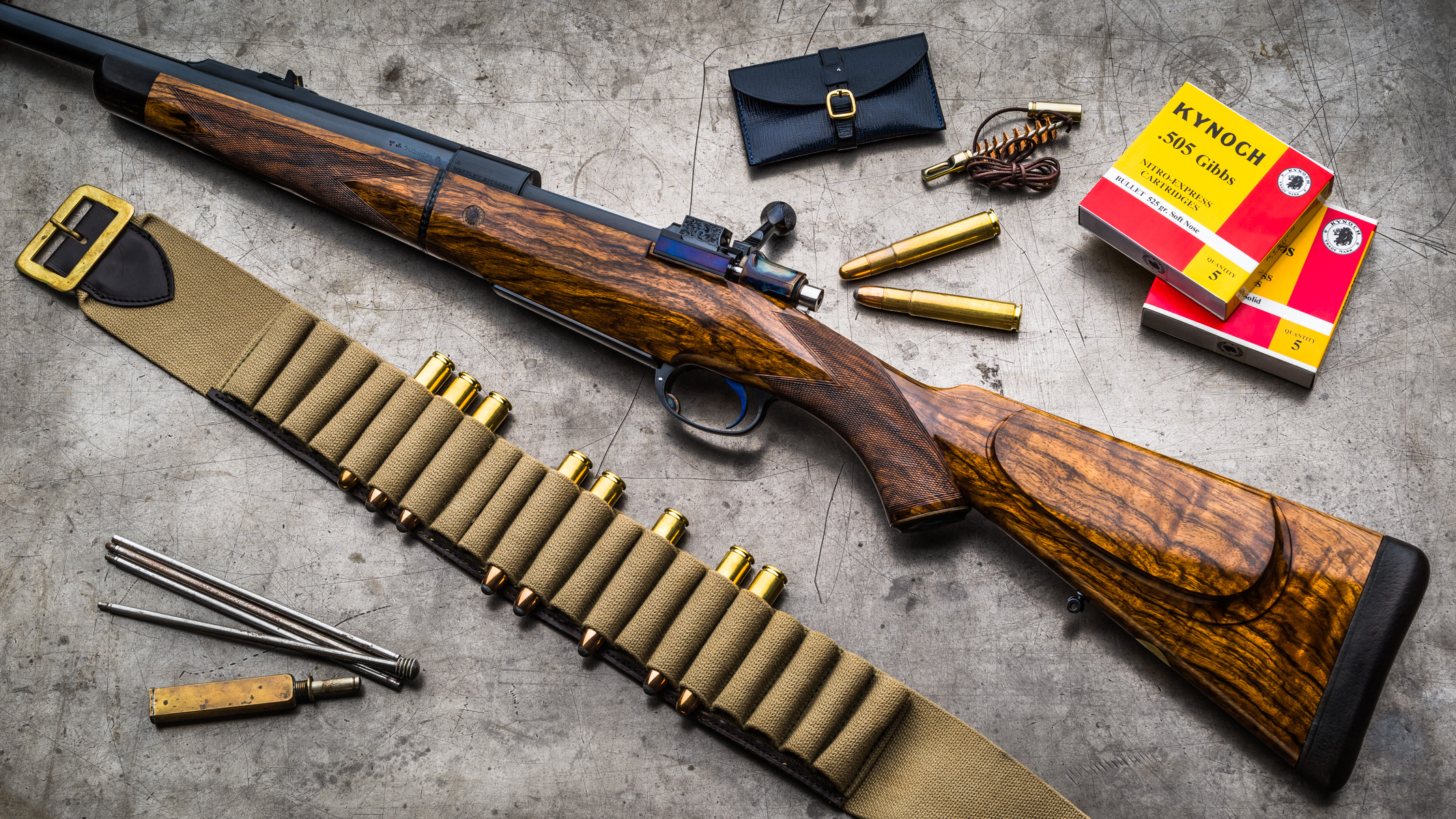 A New Westley Richards .505 Take Down Rifle.