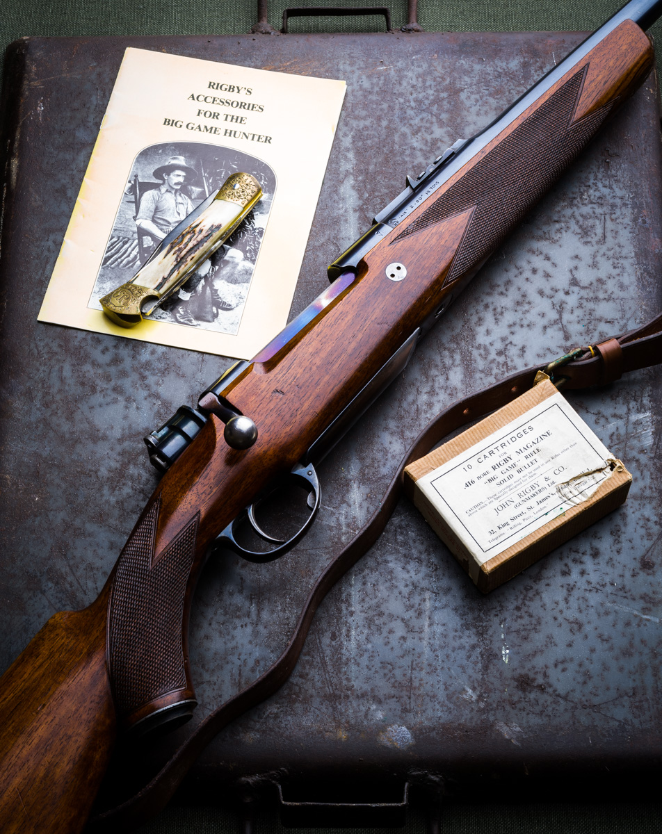 A Fine 1950's John Rigby .416 Mauser Bolt Action Rifle.