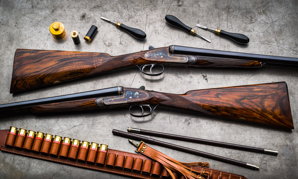 Buying Used Best Guns. A Recent Pair of Boss & Co. 12g Assisted Opening Sidelock Game Guns.