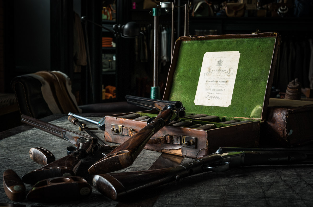 The Westley Richards Try Gun's for Shotgun Measurements.