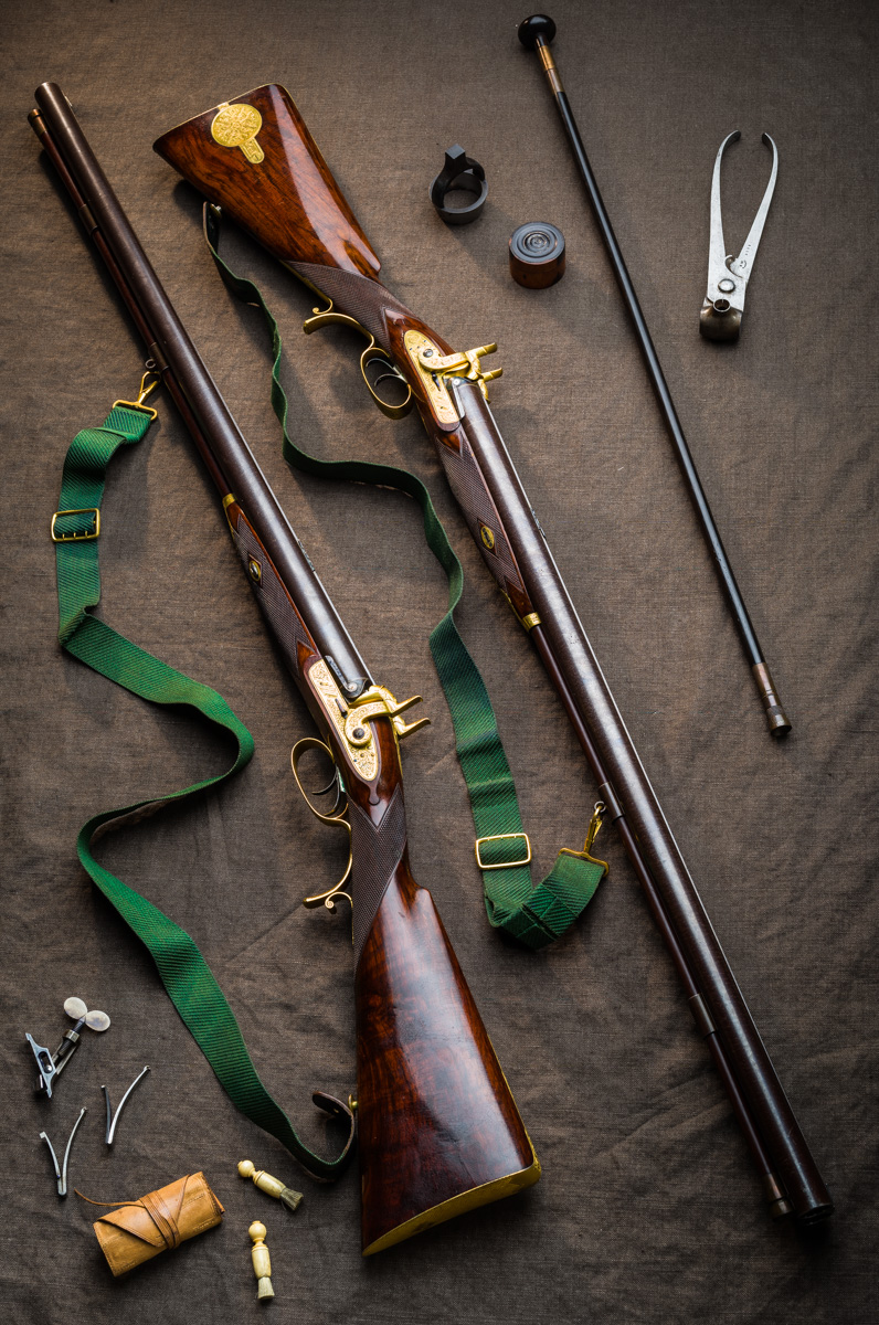 Pair Charles Lancaster 7g Rifles
