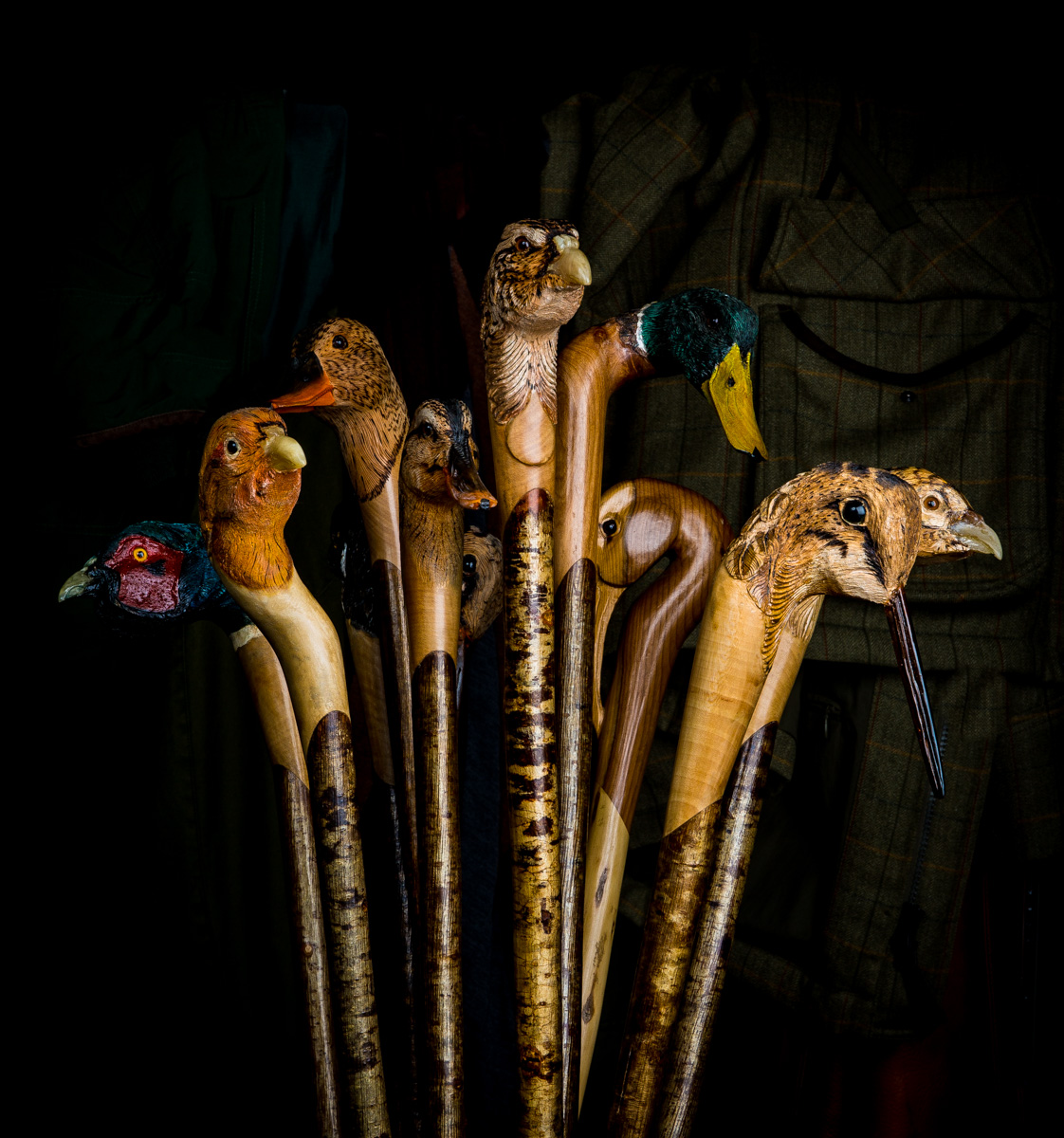 Hand Carved Thumb Sticks - Your Companion in the Field.