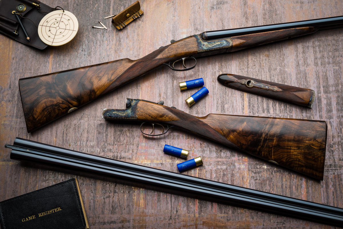 A Pair of Westley Richards 16g Hand Detachable Lock Game Guns.