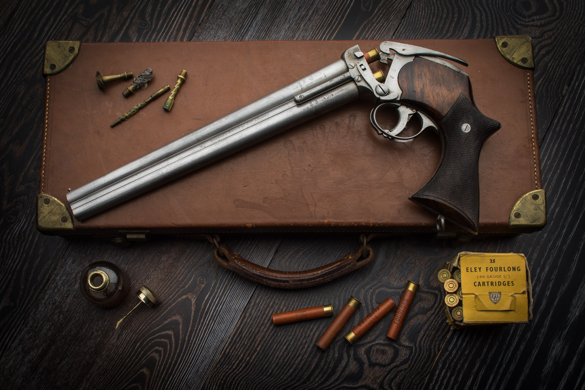 A Westley Richards .410 Over & Under Pistol