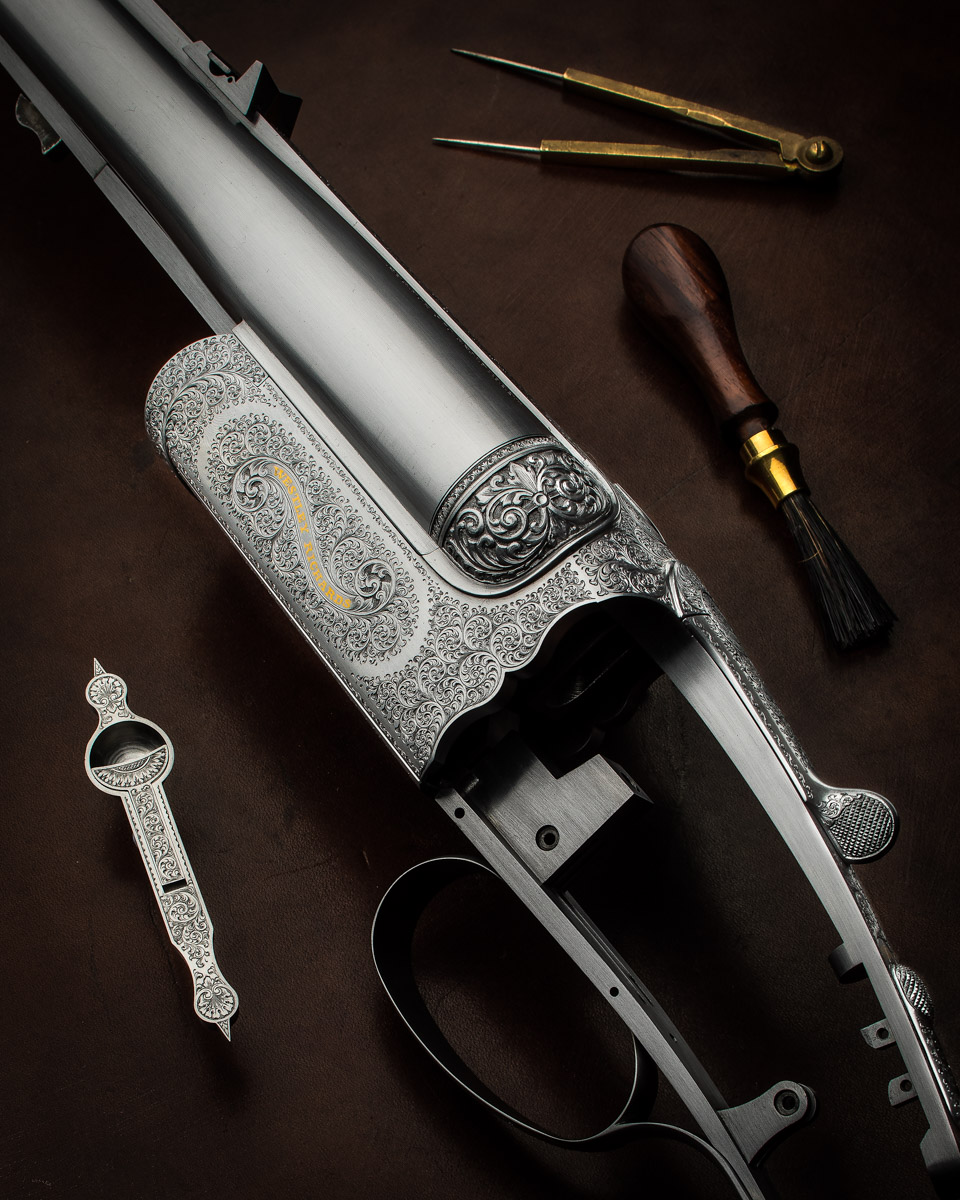 Westley Richards .500 Double Rifle Back From Engraving