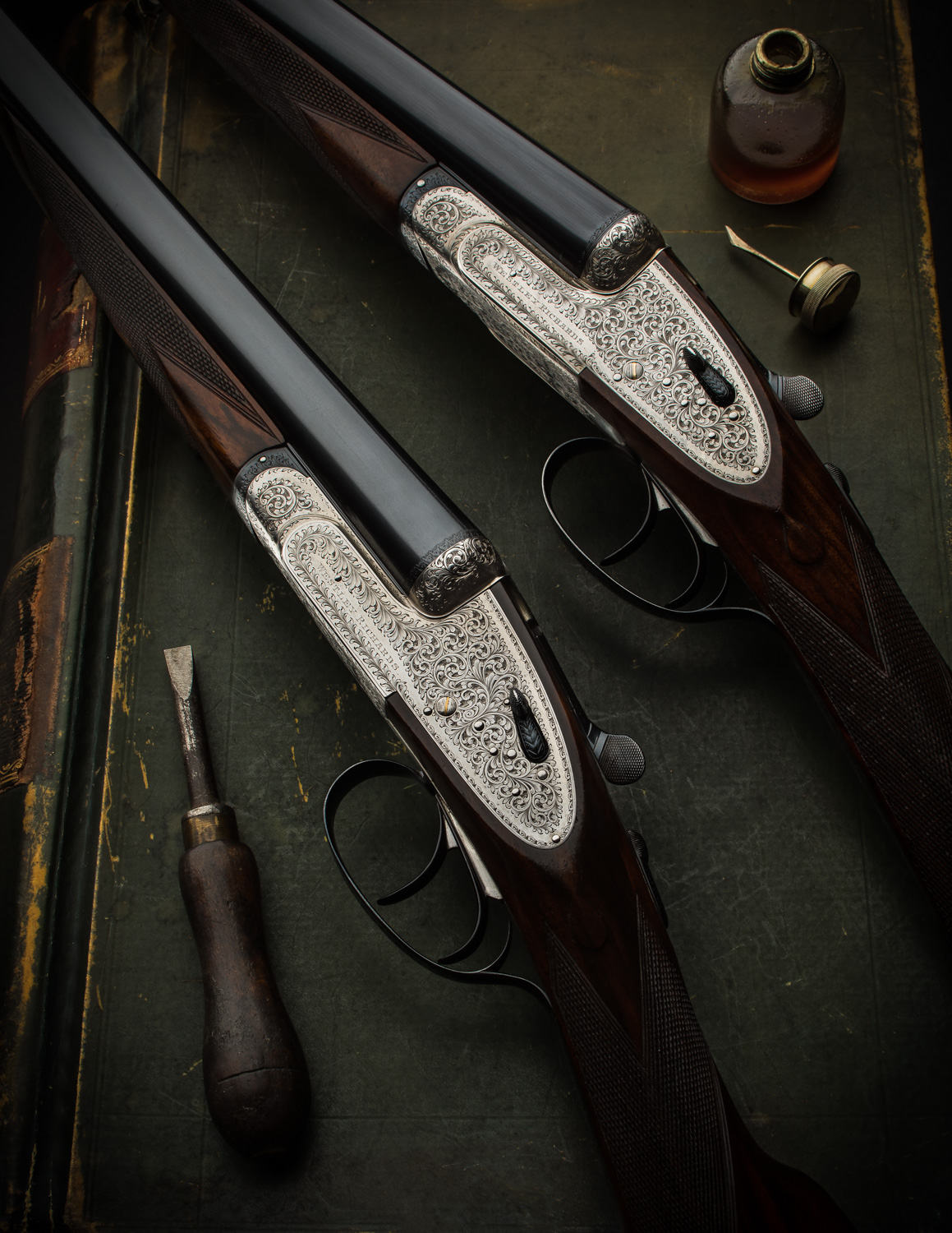 Pair of Westley Richards 12g ‘Central Vision’ Sidelock Ejectors