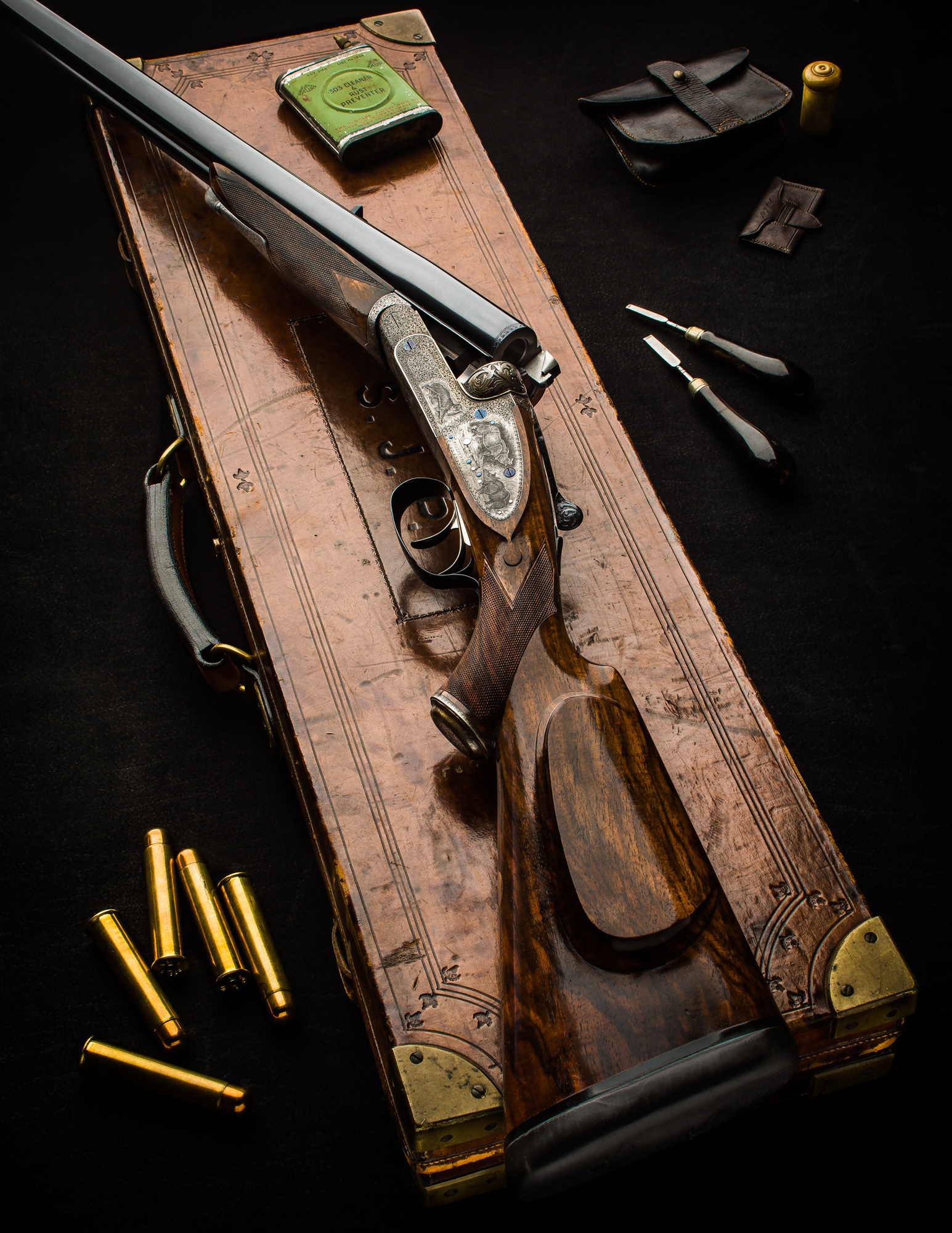 Fabulous Webley & Scott .600 Sidelock Double Rifle