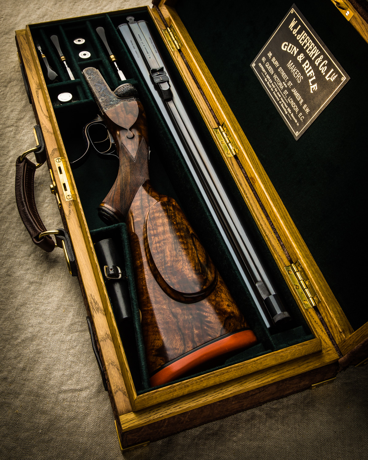 New And Unique W J Jeffery 600 Double Rifle Westley Richards