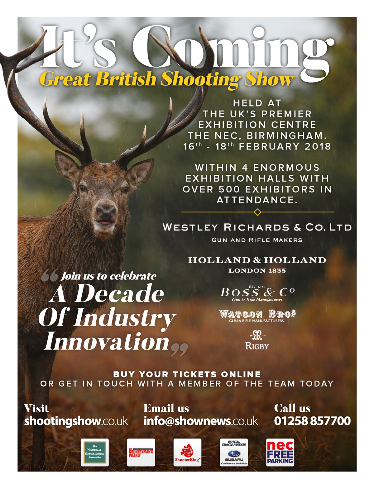 British Shooting Show '10th Anniversary' February 2018