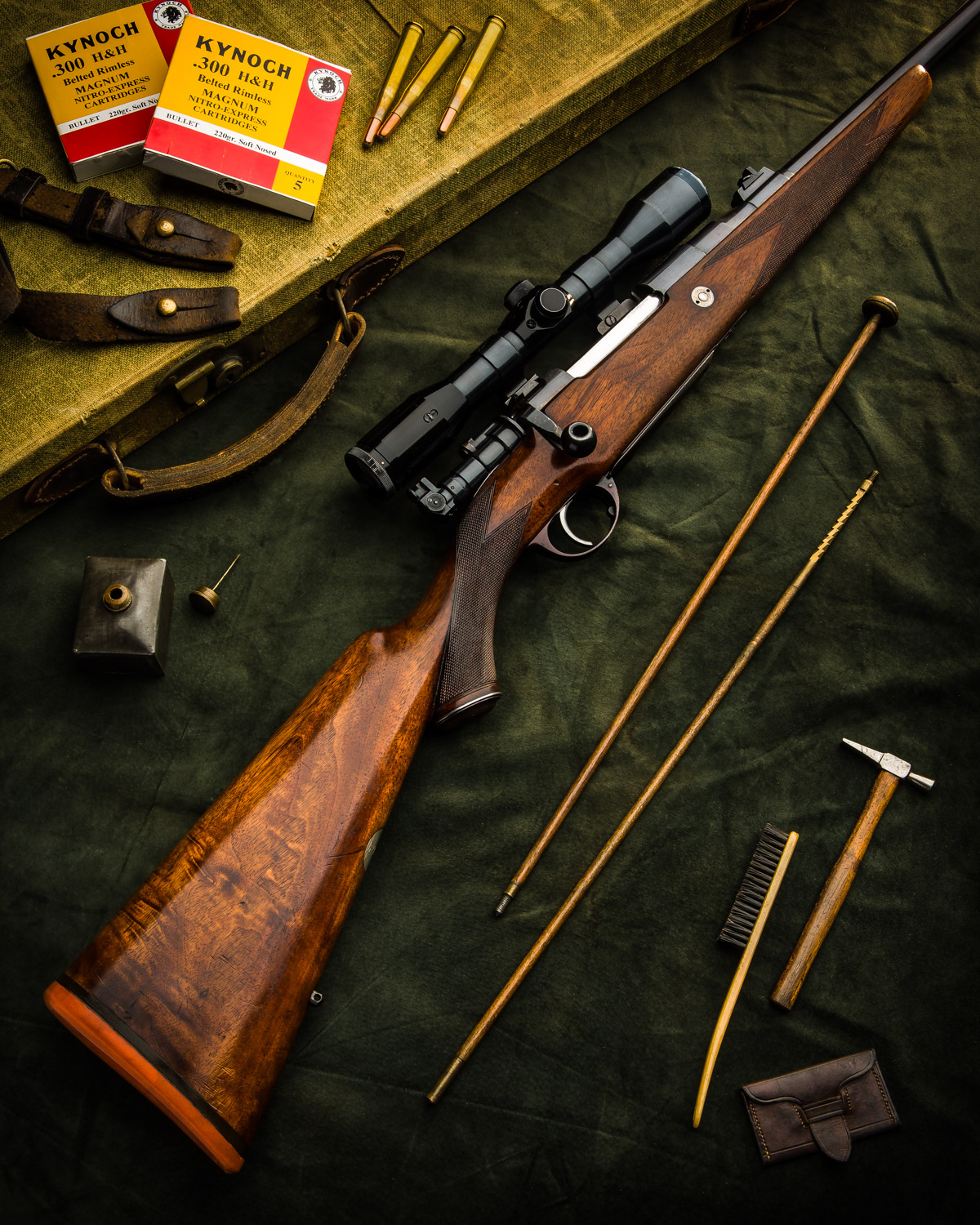 A Vintage Holland & Holland .30 Super Magazine Rifle