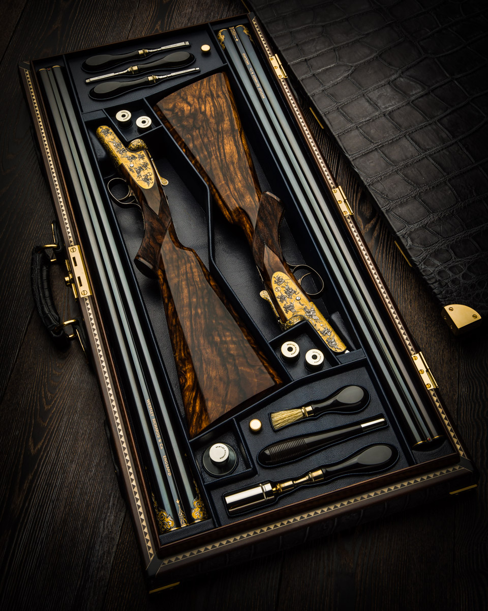 A Magnificent Pair Of Museum Grade Westley Richards Sidelock Shotguns