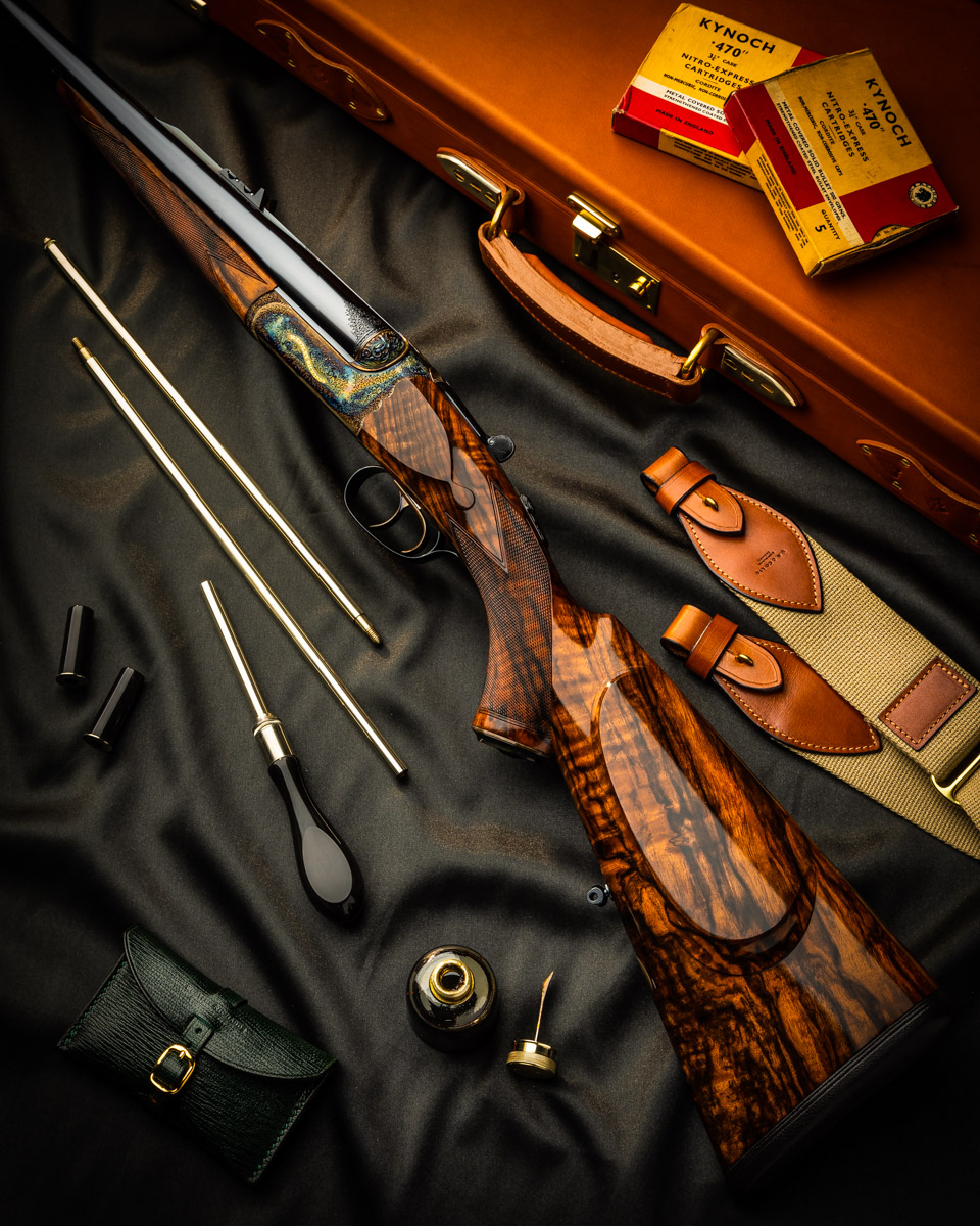 New Westley Richards .470 Droplock Double Rifle