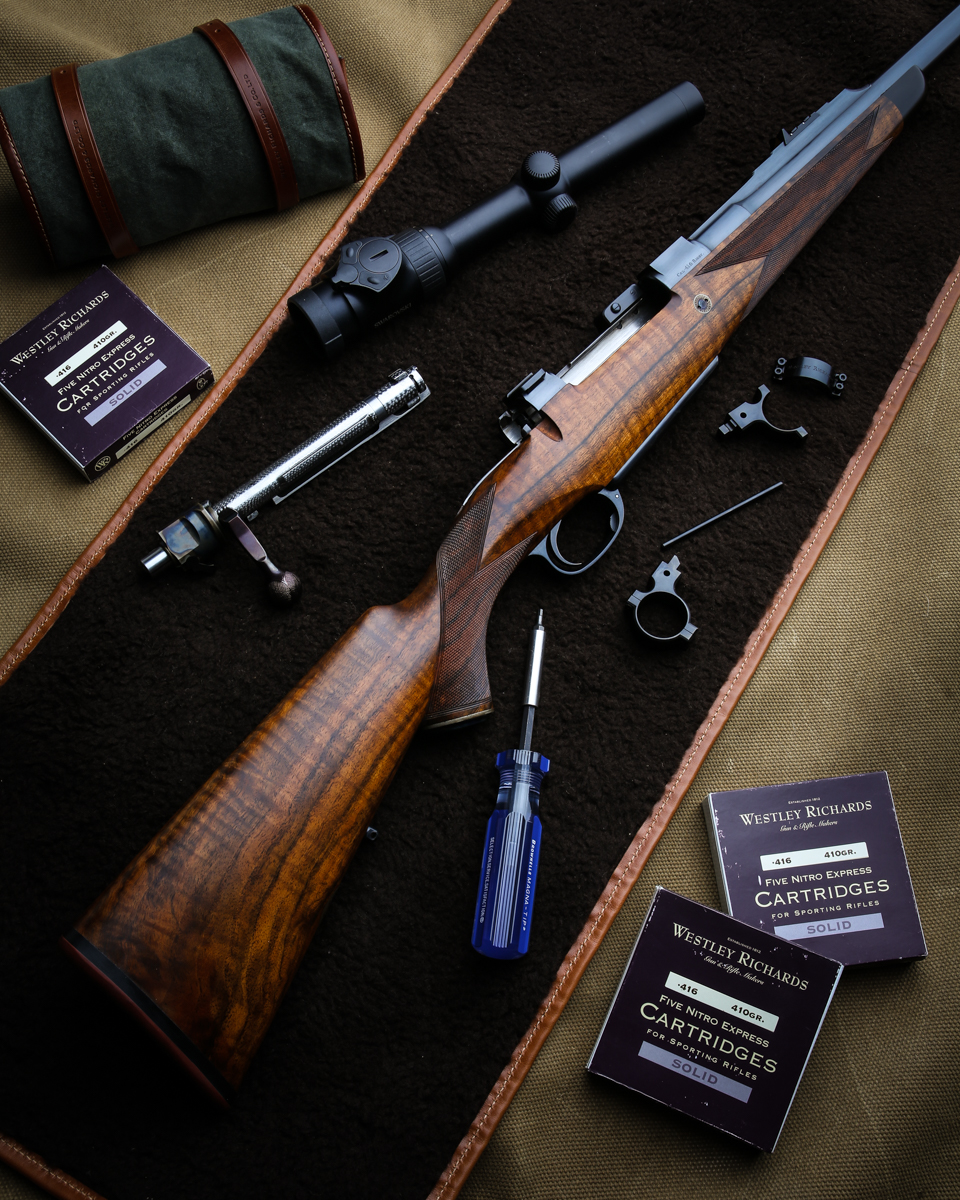 Two Modern Westley Richards Rifles at the U.S. Agency