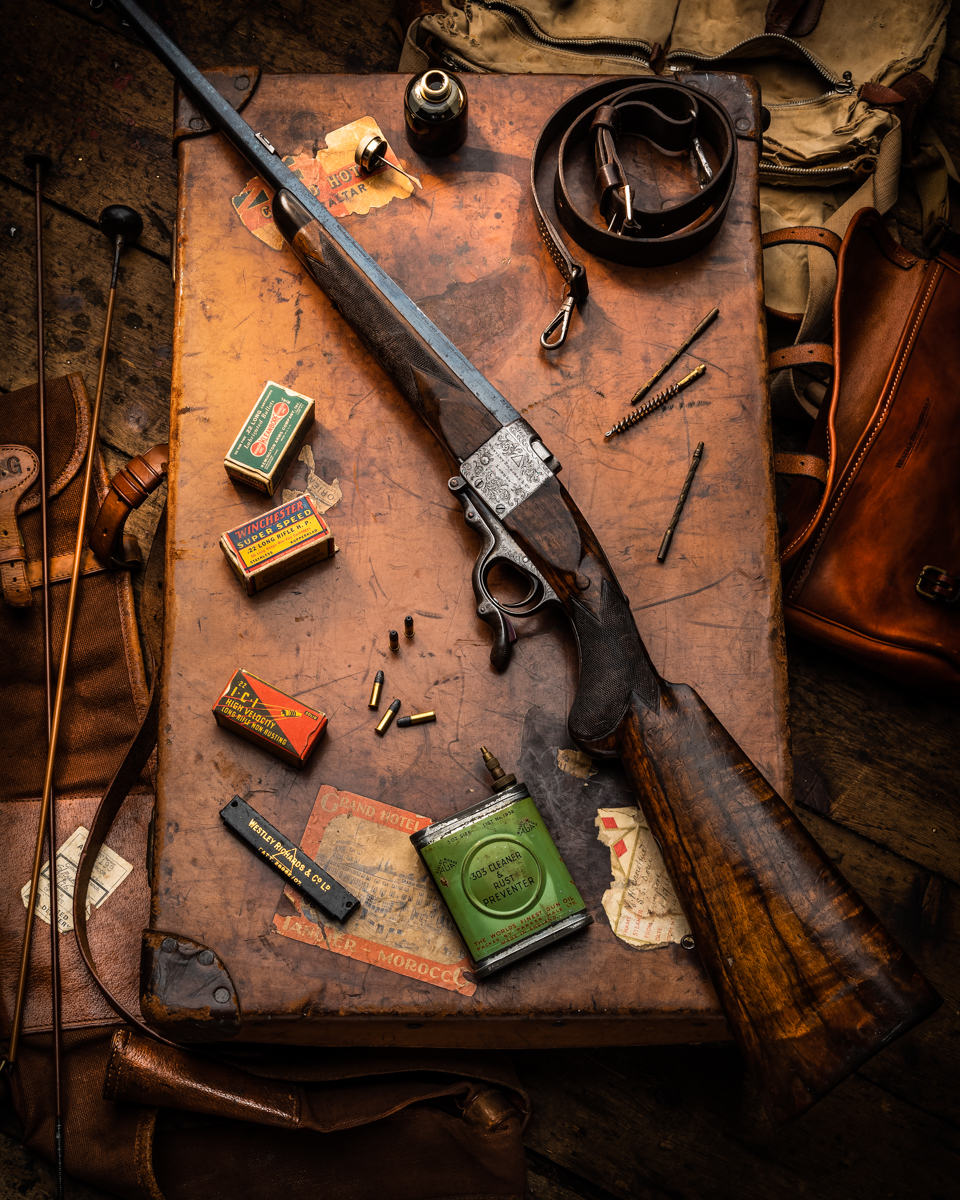 A Very Rare Westley Richards Model 1897 Under-Lever Rifle In .22 Rimfire