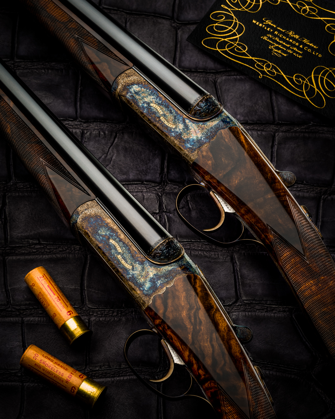 New Pair of 20g Hand Detachable Lock Shotguns