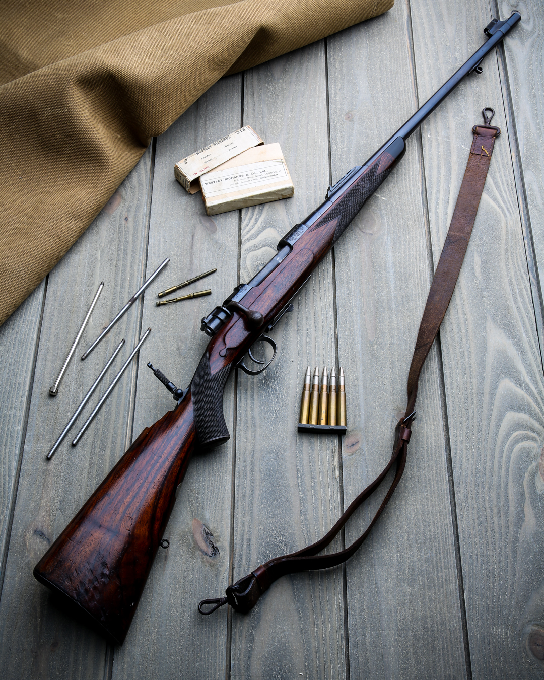 Four Very Rare Westley Richards Magazine Rifles