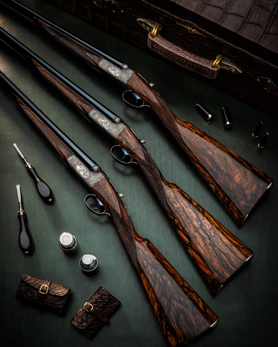 Exotic Westley Richards 'Falcon Trio' Completed