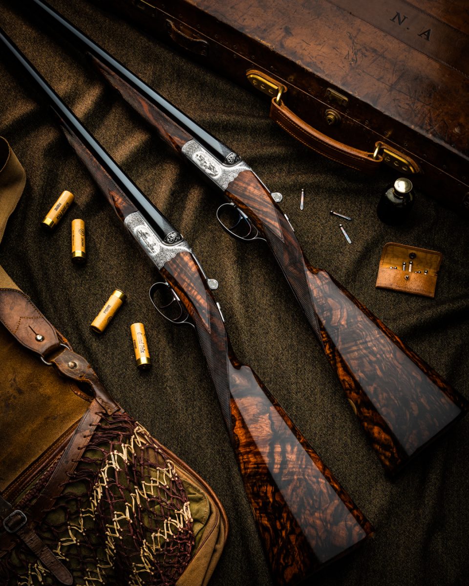 Beautiful New Pair Westley Richards 'English' Game Guns