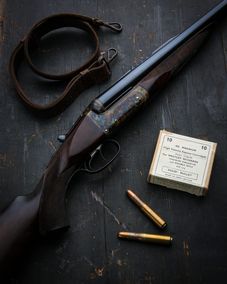 A Very Rare Westley Richards Hammerless Double Rifle in .425 Magnum