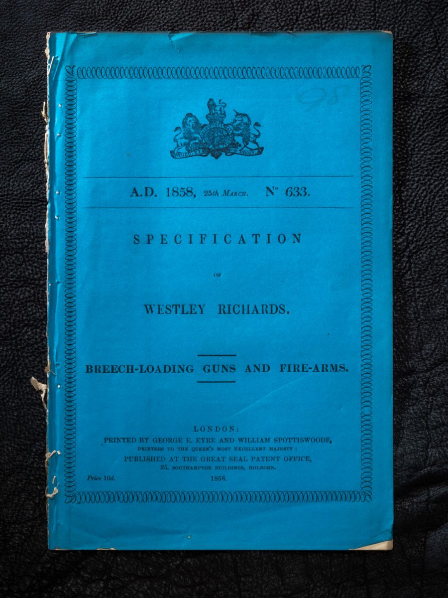 Westley Richards Patents: Improved Cocking Of 1883