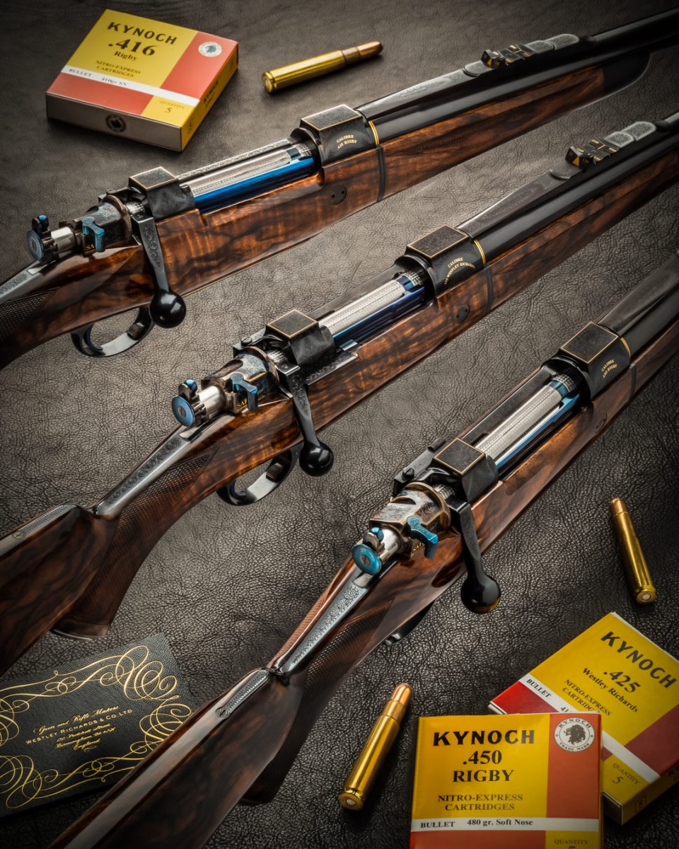 An Exceptional Trio Of Westley Richards .400 Calibre Magazine Rifles