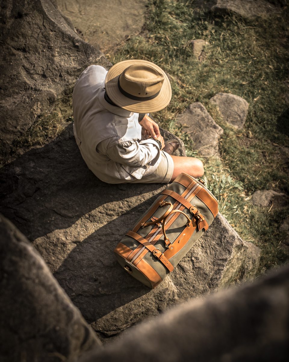 A Classic Named for a Legend - The Sutherland Safari Bag