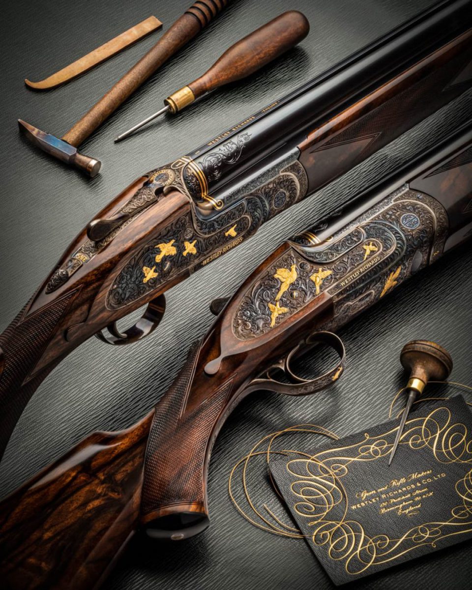 Westley Richards New Model Sidelock Over & Under Game Gun